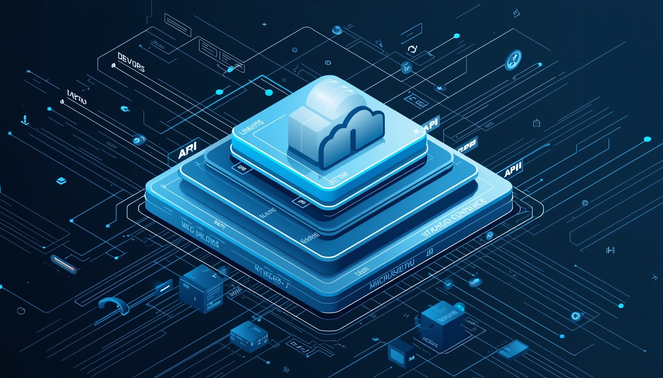 lucid origin Modern software architecture visualization with layered modular components micro 0